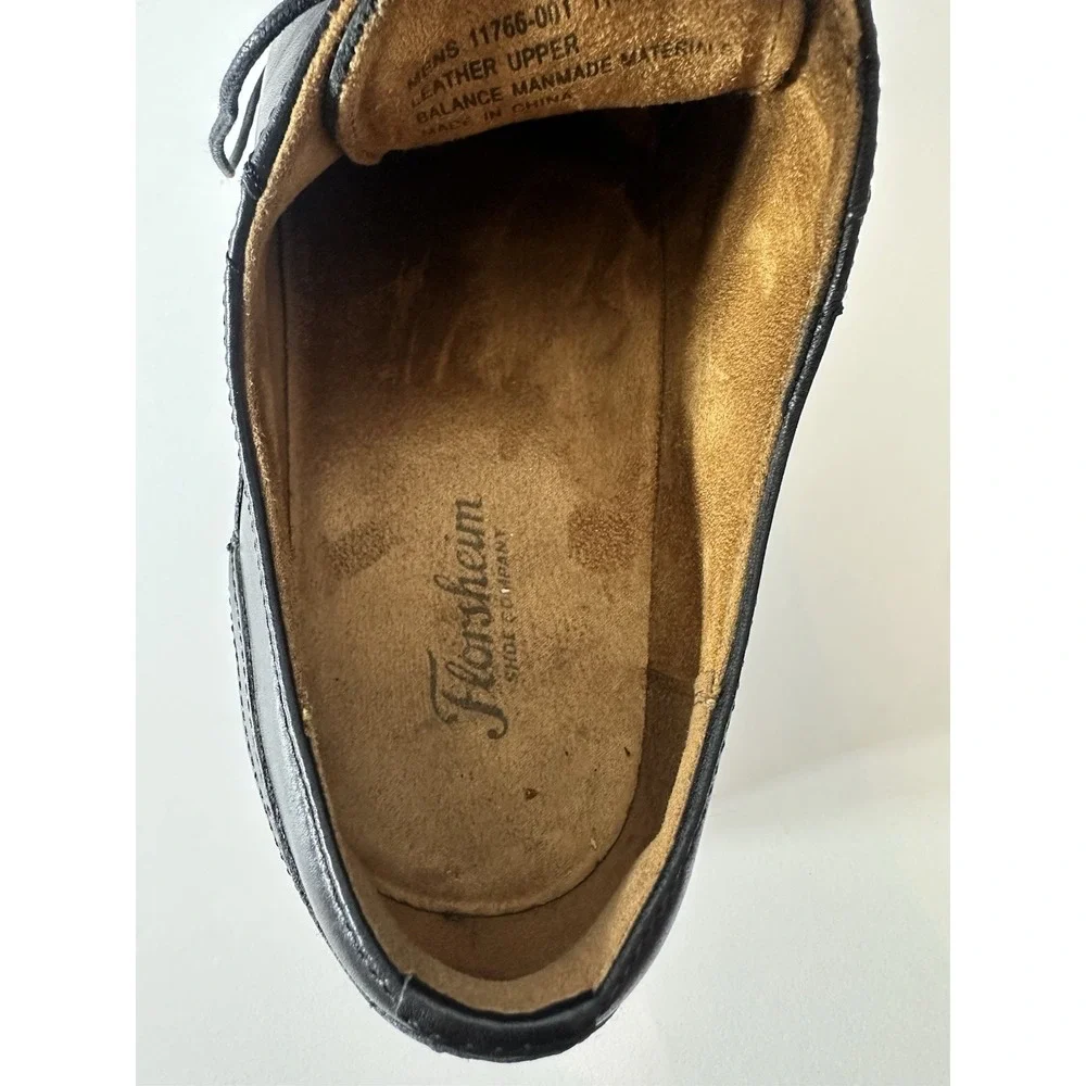 Florsheim Classic Cap Toe Oxfords Dress Shoes Men's Size 11 M Black Formal